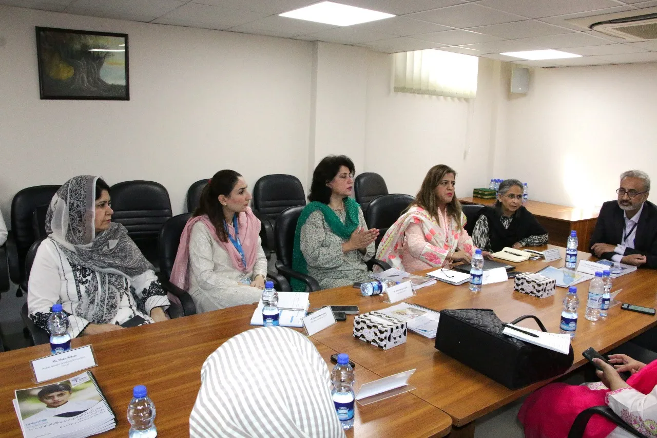 Participants from across Pakistan's provinces and territories at the HAT consultation