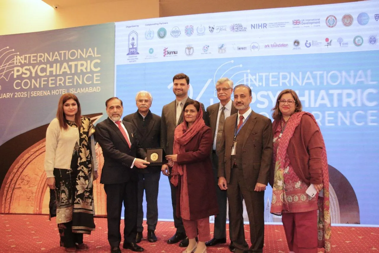 Dr. Shabana Saleem, Director General Health, speaking at the conference