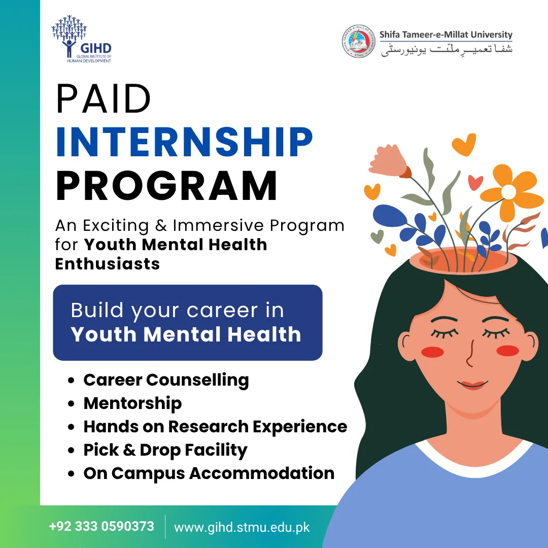 GIHD paid internship programme in youth mental health — programme announcement